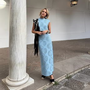 Conjunto Maristella™ - Com Renda Artesanal Floral / Estilo e Conforto Casual Chic para Looks Memoráveis!