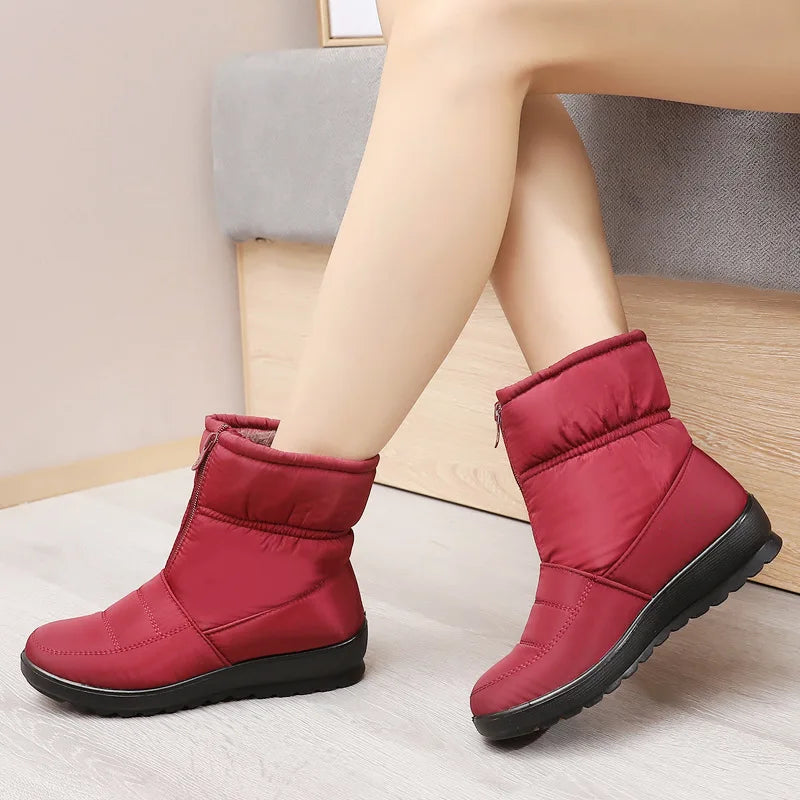 Bota Feminina de Inverno Peluciada Impermeável - Luana